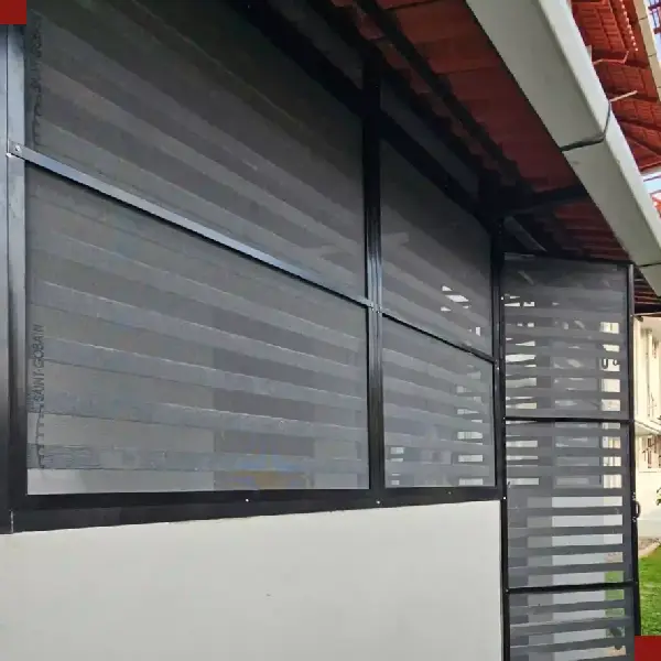 Fixed fiberglass mosquito net